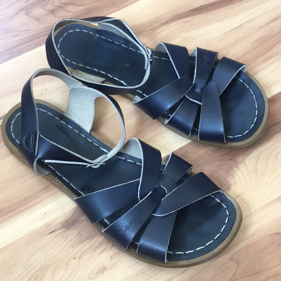 Salt Water Sandals by Hoy Shoes - Navy Blue Salt Water Sandals